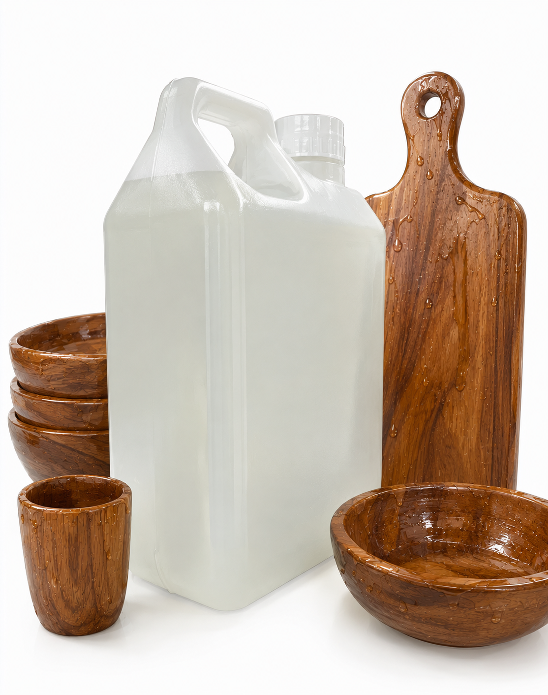 روغن معدنی ظروف چوبی، ۴ لیتری