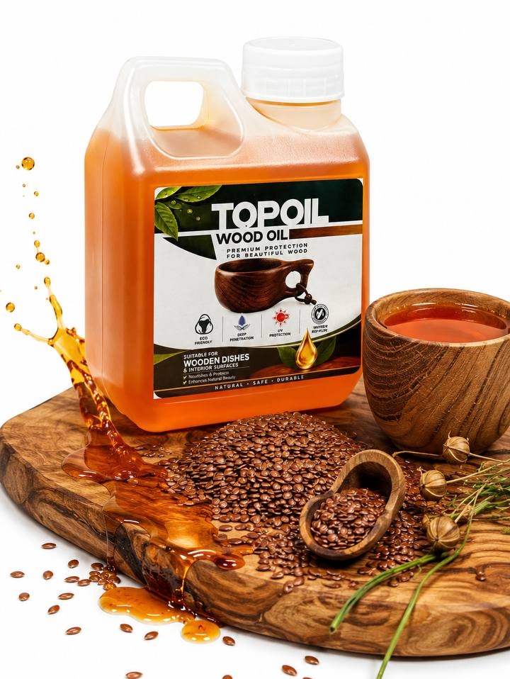 روغن چوب تاپ اویل مدل تک جزئی کد 102 حجم ۵۰۰ میلی لیتر