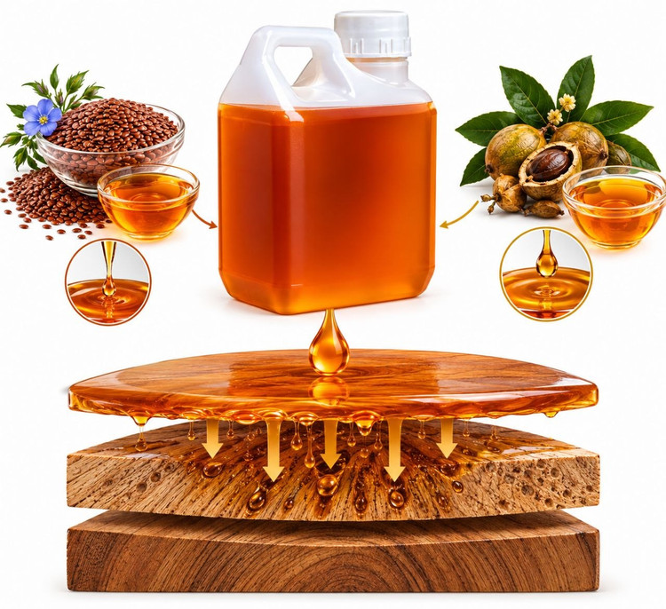 روغن چوب تاپ اویل مدل تک جزئی کد 102 حجم یک لیتر